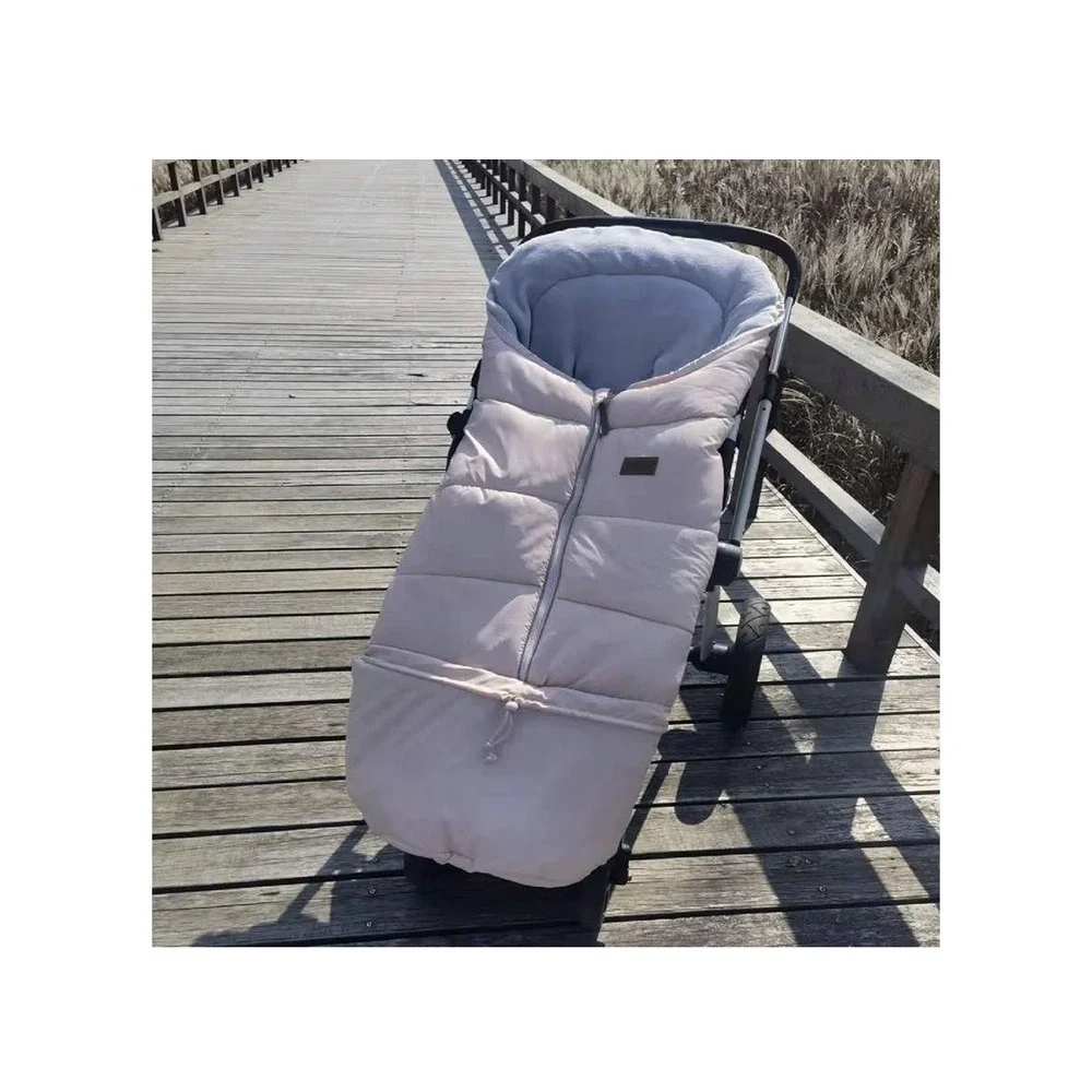 Baby Stroller Footmuff Pink Warm Sleeping Bag Bunting 0-5T Universal 35-47in - Picture 7 of 10